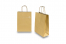 Bolsas de papel con asas redondas - dorado, 220 x 100 x 310 mm, 90 gramos | PIT Packaging.es | Paisdelossobres
