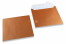Sobres nacarados de color cobre - 155 x 155 mm | PIT Packaging.es | Paisdelossobres