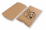 Cajas almohadas kraft marrón - ejemplo impreso | PIT Packaging.es | Paisdelossobres