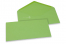 Sobres para tarjetas de felicitación de colores - Verde manzana, 110 x 220 mm | PIT Packaging.es | Paisdelossobres