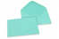 Sobres para tarjetas de felicitación de colores - Turquesa, 133 x 184 mm | PIT Packaging.es | Paisdelossobres