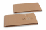 Sobres con cuerda y arandela - 110 x 220 x 25 mm, marron | PIT Packaging.es | Paisdelossobres