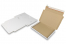 Cajas de envío plegables con cierre adhesivo - 310 x 220 x 25 mm (A4), blanco | PIT Packaging.es | Paisdelossobres