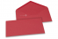 Sobres para tarjetas de felicitación de colores - Rojo, 110 x 220 mm | PIT Packaging.es | Paisdelossobres