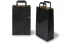 Bolsas de papel con asas planas - negro, 220 x 105 x 360 mm | PIT Packaging.es | Paisdelossobres