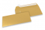 Sobres de papel de color - Dorado metalizado, 110 x 220 mm | PIT Packaging.es | Paisdelossobres