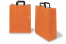 Bolsas de papel con asas planas - naranja, 320 x 140 x 420 mm | PIT Packaging.es | Paisdelossobres