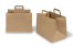 Bolsas de papel con asas planas - marrón, 317 x 218 x 245 mm | PIT Packaging.es | Paisdelossobres