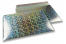 Sobres acolchados ECO metalizados - plata con holograma 320 x 425 mm | PIT Packaging.es | Paisdelossobres