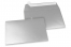 Sobres de papel de color - Plata metalizado, 114 x 162 mm | PIT Packaging.es | Paisdelossobres