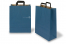 Bolsas de papel con asas planas - azul, 320 x 140 x 420 mm | PIT Packaging.es | Paisdelossobres