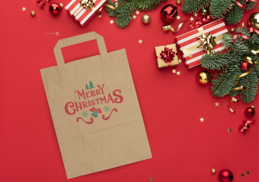 Bolsas de papel con asas planas | PIT Packaging.es | Paisdelossobres