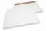 Sobres de cartón rígido para envíos blanco - 320 x 485 mm | PIT Packaging.es | Paisdelossobres