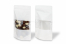 Bolsa kraft con cierre zip y ventana - blanco, 160 x 270 x 80 mm, 750 ml | PIT Packaging.es | Paisdelossobres