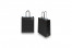 Bolsas de papel con asas redondas - negro, 180 x 80 x 220 mm, 90 gramos | PIT Packaging.es | Paisdelossobres