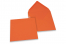 Sobres para tarjetas de felicitación de colores - Naranja, 155 x 155 mm | PIT Packaging.es | Paisdelossobres