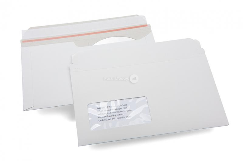 Sobres de cartón con bolsillo multimedia - sobre del CD/DVD con ventana