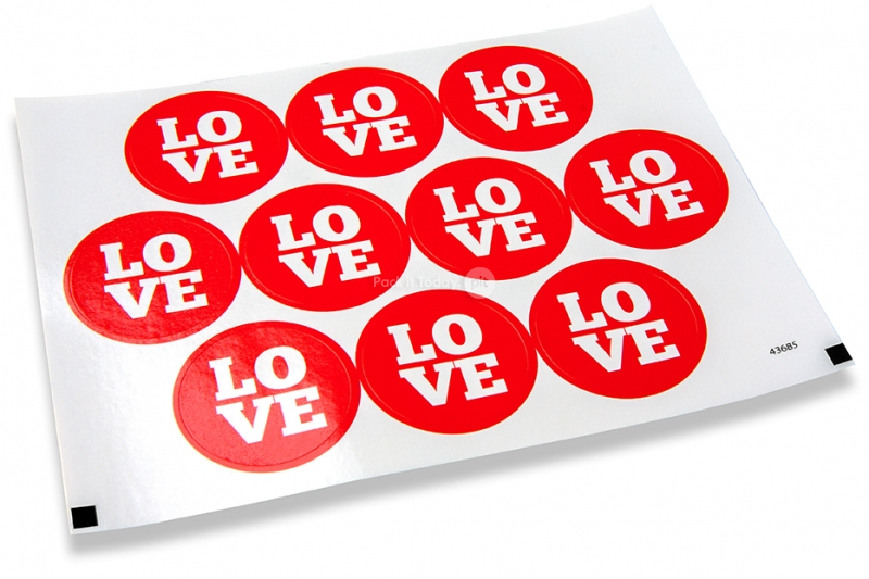 Cierres amor - love rojo