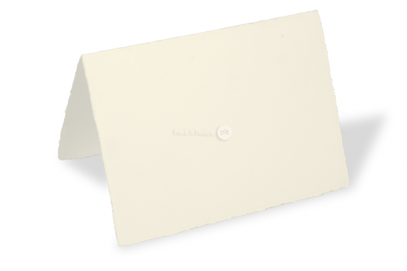 Tarjetas de papel hechos a mano - doblado vertical