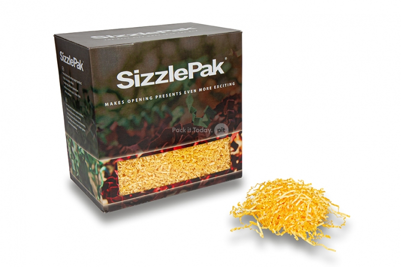 Papel de relleno SizzlePak - Crema (1.25 kg), 80 gramos de papel 