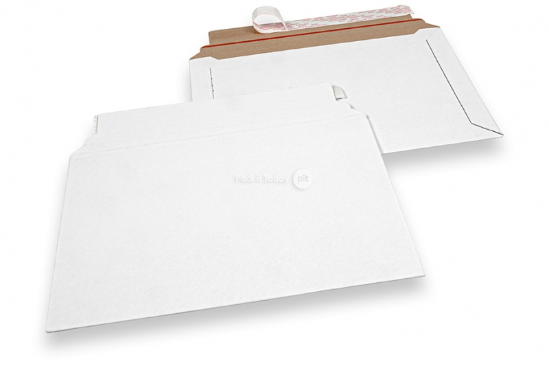 Sobres de cartón rígido para envíos blanco - 245 x 345 mm