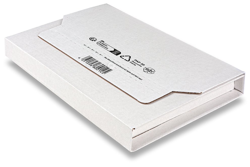 Embalaje para libros - cerrado - blanco