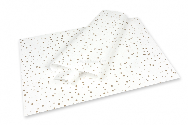 Papel de seda - puntos de oro