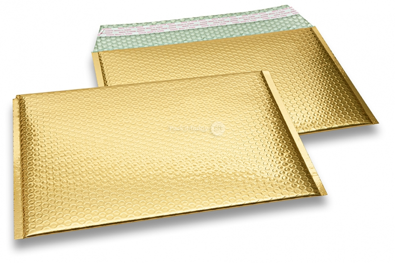 Sobres acolchados ECO metalizados - dorado 235 x 325 mm
