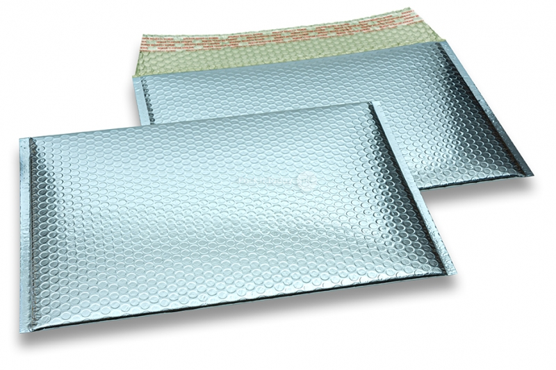 Sobres acolchados ECO metalizados - azul hielo 235 x 325 mm