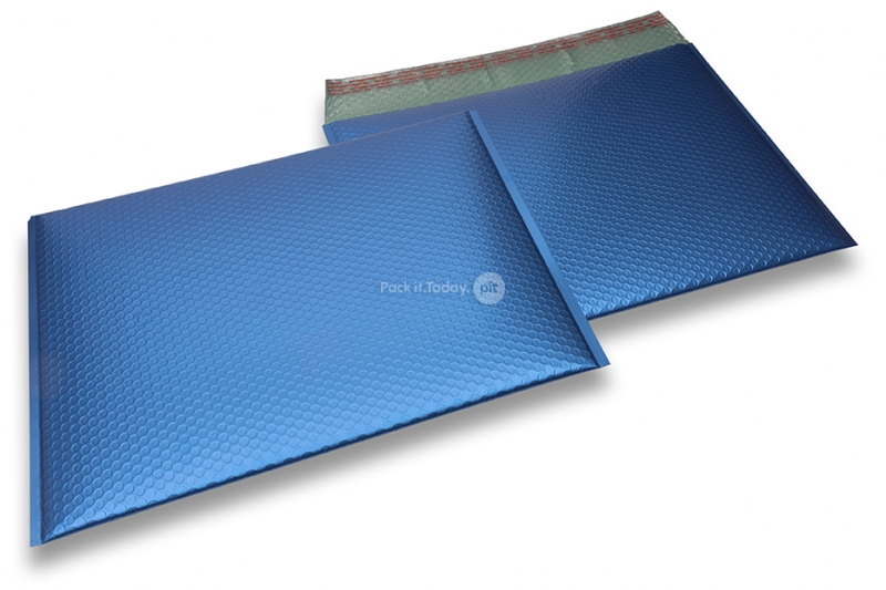 Sobres acolchados ECO metalizados mate - azul oscuro 320 x 425 mm