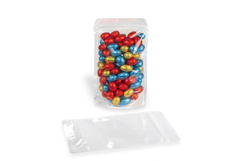 Stand up bolsas transparentes - 160 x 270 x 80 mm, 750 ml