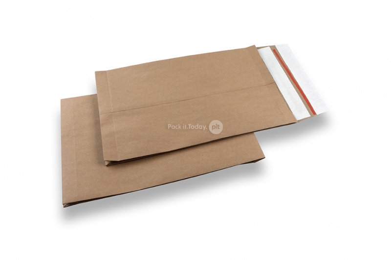 Bolsas de envío de papel con cierre de devolución - 250 x 350 x 50 mm
