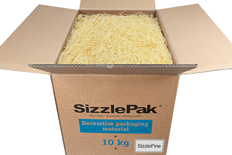 Papel de relleno SizzlePak Fine - Crema (10 kg)