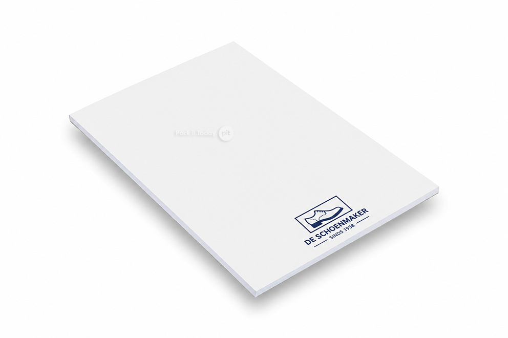Blocs de notas personalizados - 148 x 210 mm, sin cubierta