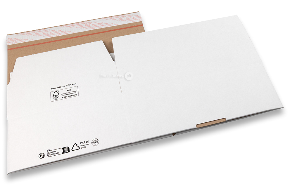 Caja automontable - blanco, 310 x 230 x 110 mm - SPX9