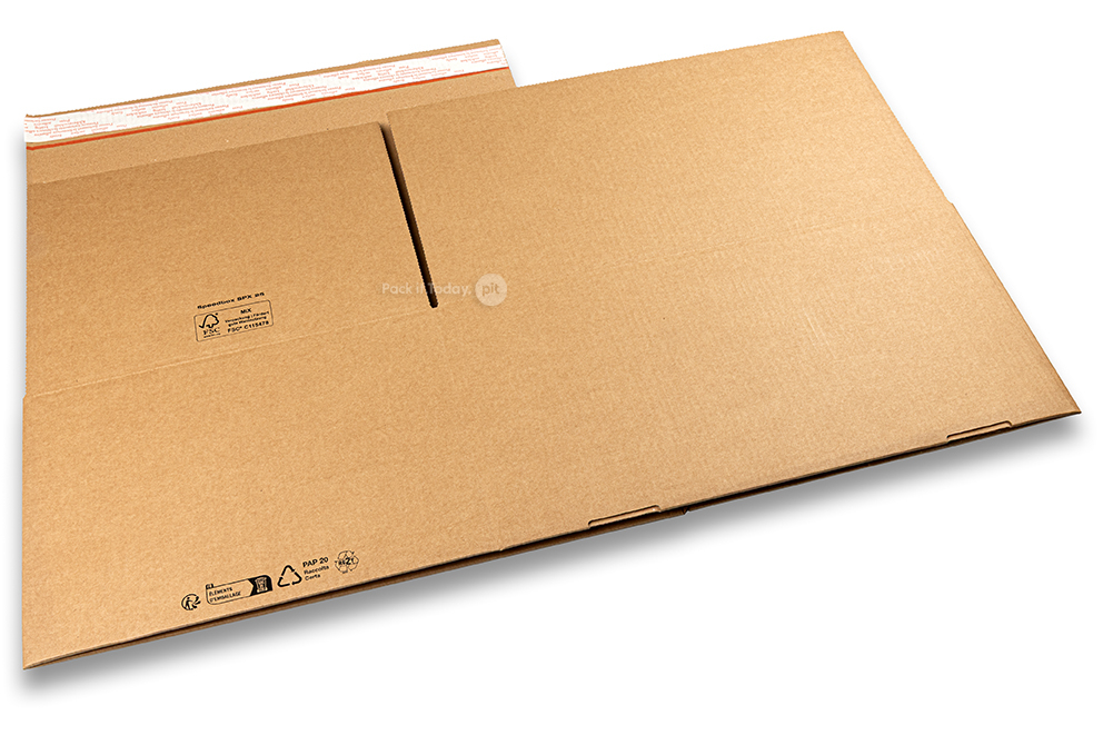 Caja automontable - marron, 430 x 300 x 200 mm - SPX25