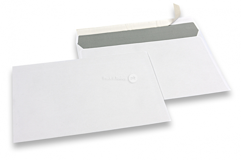 Sobres de papel blancos, 156 x 220 mm (EA5), 90 gramos, cierre autoadhesivo, peso aprox. cada uno 7 g 