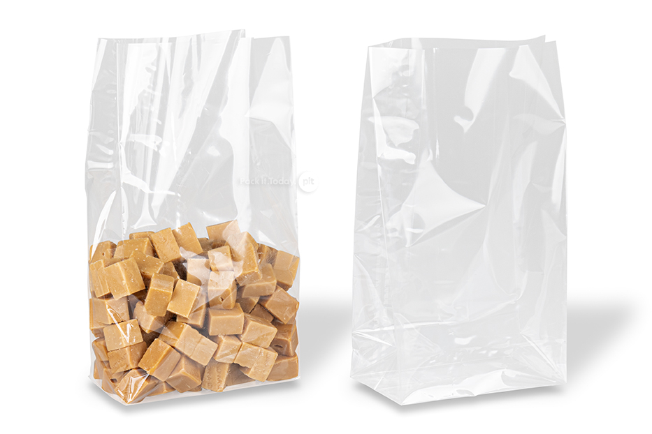 Bolsas fondo bloque transparentes - 140 x 260 x 80 mm, 2000 ml