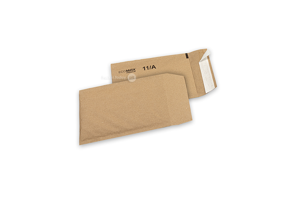 Sobres acolchados de papel Ecomax - 100 x 165 mm, 11/A, marron