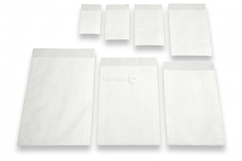 Sobres de papel Kraft blancos